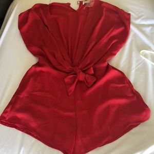 Urban Outfitters Red Romper